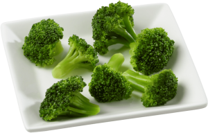 a tray of brocolli
